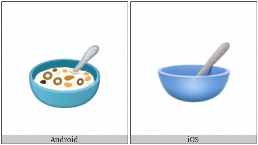 Bowl With Spoon on various operating systems