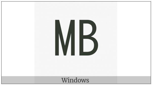Square Mb on various operating systems