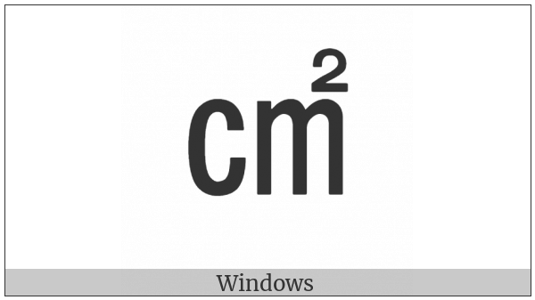 Square Cm Squared on various operating systems