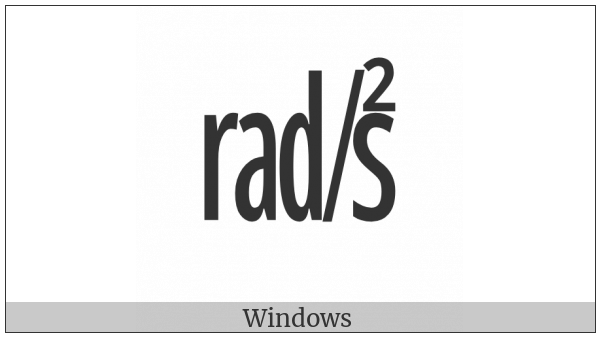 Square Rad Over S Squared on various operating systems