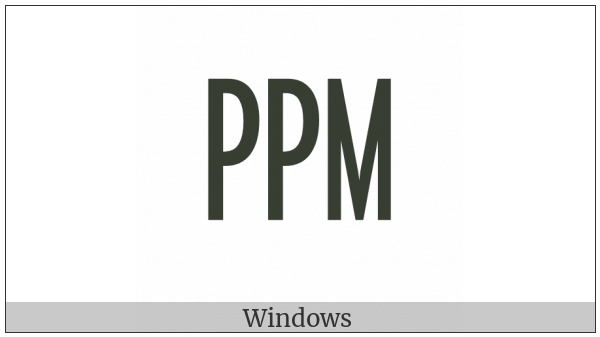 Square Ppm on various operating systems