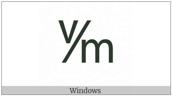Square V Over M on various operating systems