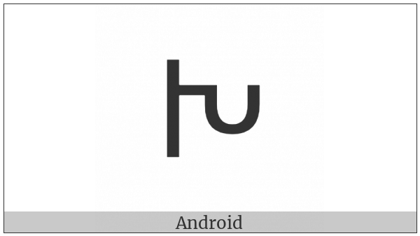 Armenian Capital Letter Xeh on various operating systems