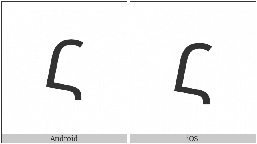 Armenian Capital Letter Ho on various operating systems