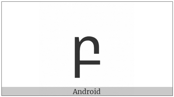 Armenian Small Letter Ben on various operating systems