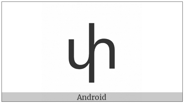 Armenian Small Letter Piwr on various operating systems