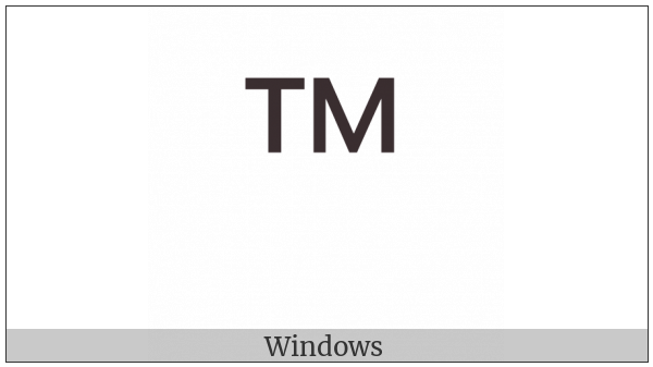 Control Character on various operating systems