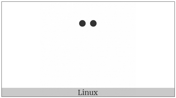 Diaeresis on various operating systems