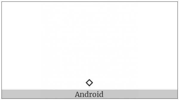 Arabic Empty Centre Low Stop on various operating systems