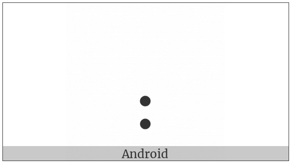 Syriac Sublinear Colon on various operating systems