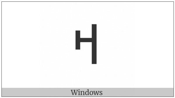 Nko Letter Ka on various operating systems