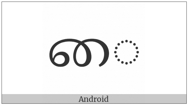 Tamil Vowel Sign Ai on various operating systems