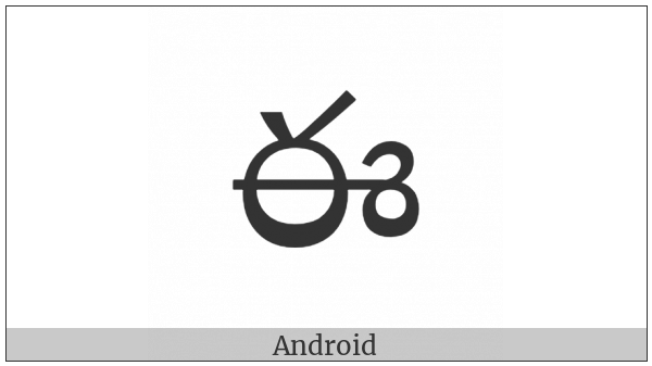 Telugu Letter Ii on various operating systems