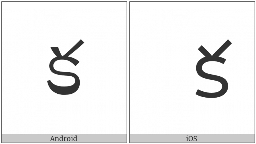 Telugu Letter Ka on various operating systems