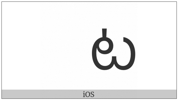 Telugu Letter Tta on various operating systems