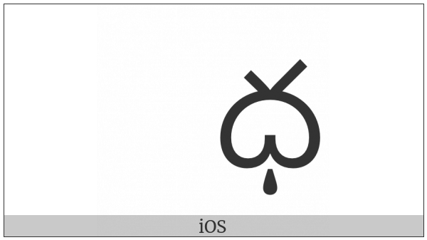 Telugu Letter Dha on various operating systems