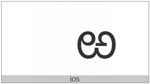 Telugu Letter Rra on various operating systems