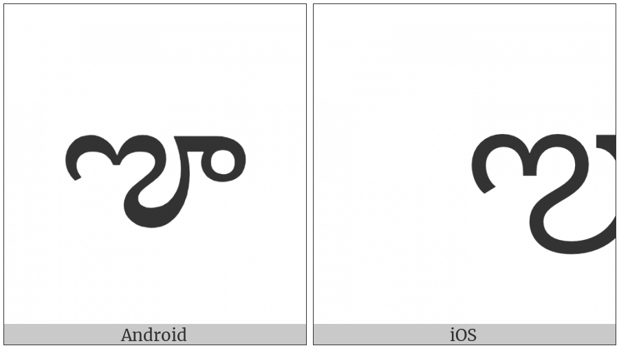 Telugu Letter Vocalic Ll on various operating systems