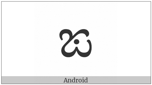 Kannada Letter Nga on various operating systems