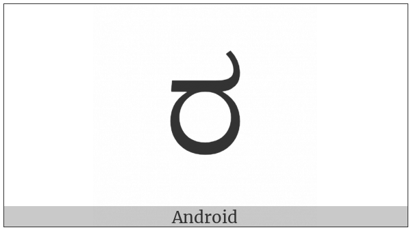 Kannada Letter Ra on various operating systems