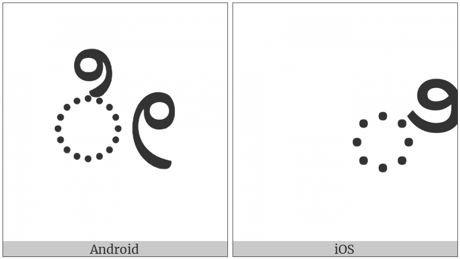 Kannada Vowel Sign Ii on various operating systems