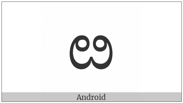 Kannada Letter Fa on various operating systems