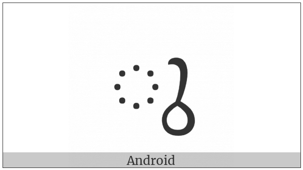 Malayalam Vowel Sign U on various operating systems