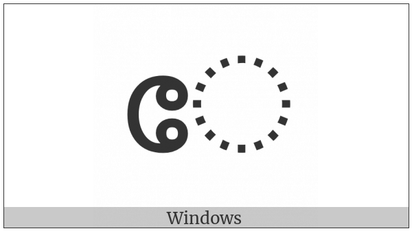 Malayalam Vowel Sign Ee on various operating systems
