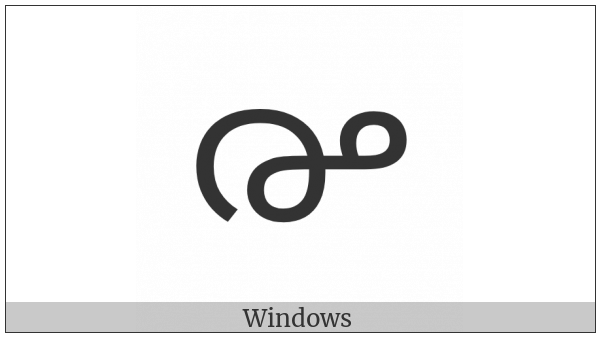 Malayalam Fraction One Fortieth on various operating systems