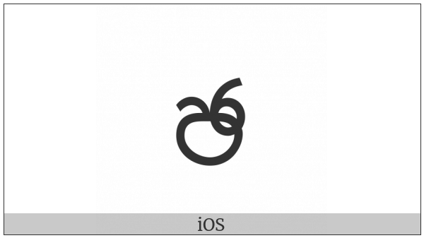 Sinhala Letter Mahaapraana Cayanna on various operating systems