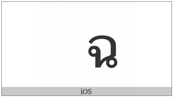 Thai Character Cho Ching on various operating systems