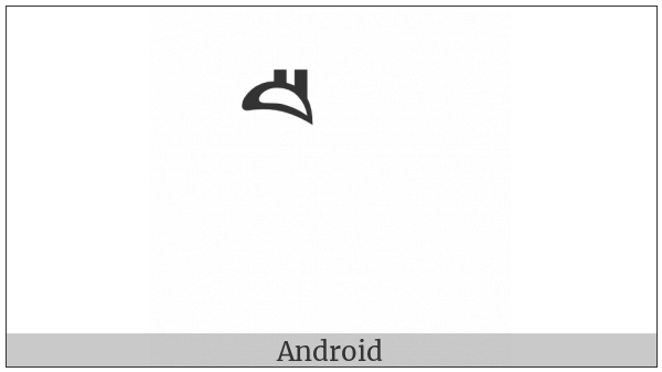 Thai Character Sara Uee on various operating systems