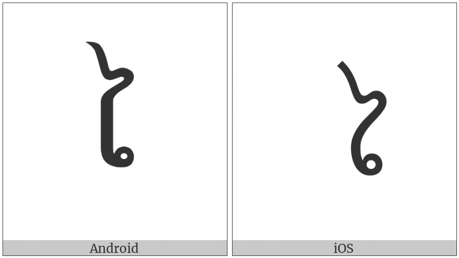 Lao Vowel Sign Ai on various operating systems
