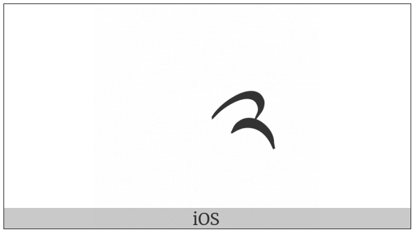 Tibetan Digit Two on various operating systems