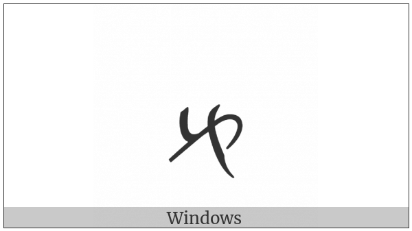 Tibetan Digit Half Five on various operating systems