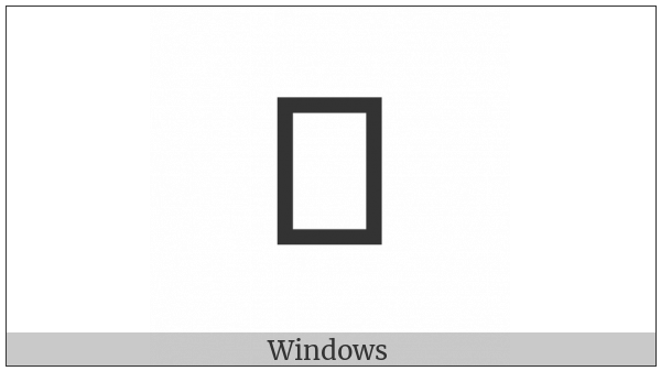Tibetan Letter Nya on various operating systems