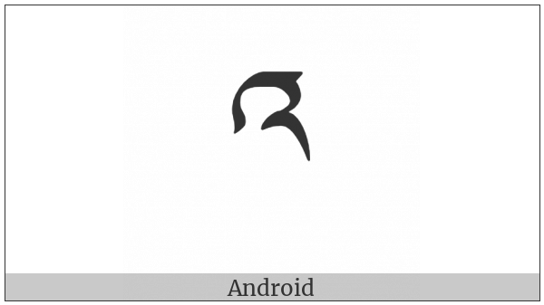 Tibetan Letter -A on various operating systems