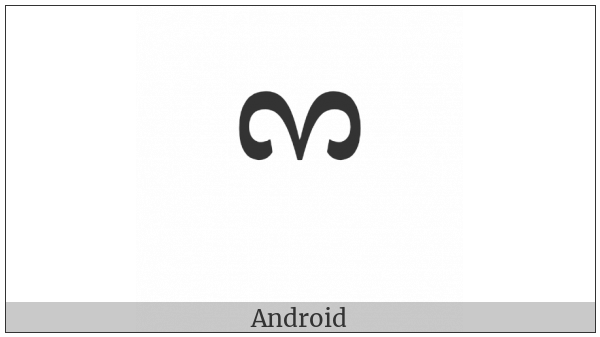 Tibetan Sign Mchu Can on various operating systems