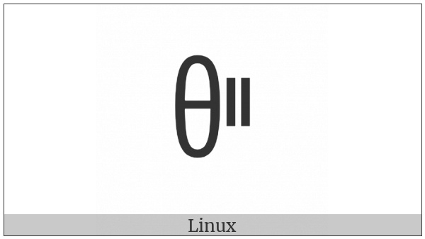 Yi Syllable Pie on various operating systems