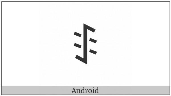 Yi Syllable So on various operating systems