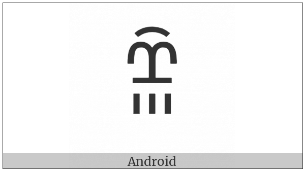 Yi Syllable Ssyrx on various operating systems