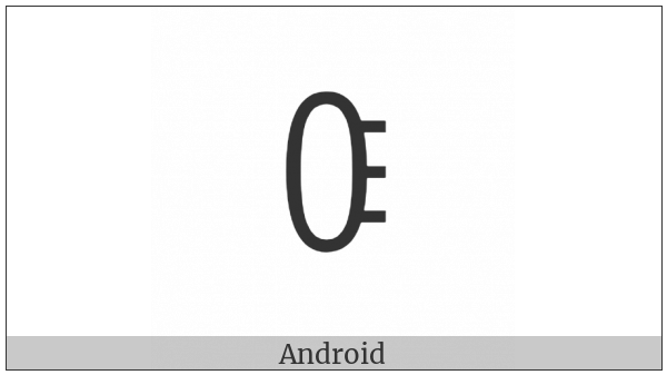 Yi Syllable Qut on various operating systems
