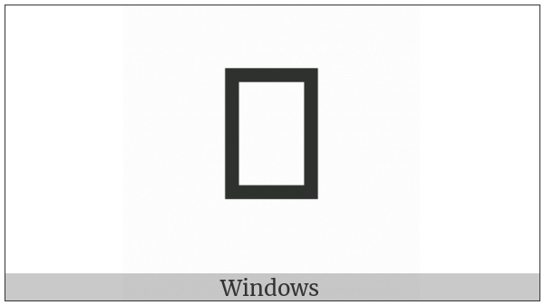 Vai Syllable Nyoo on various operating systems