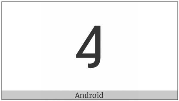 Latin Capital Letter Cuatrillo on various operating systems