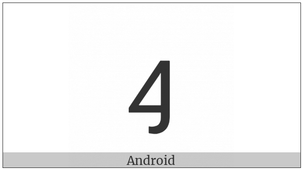 Latin Small Letter Cuatrillo on various operating systems