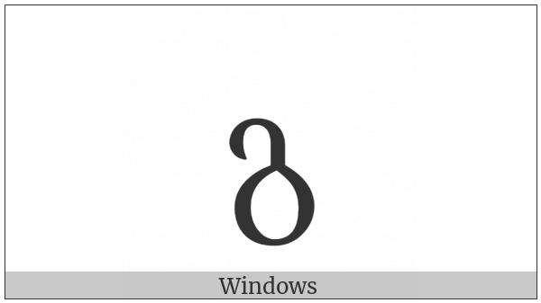 Georgian Letter Gan on various operating systems