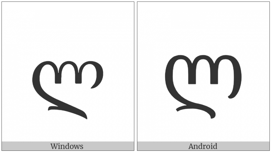 Georgian Letter Las on various operating systems
