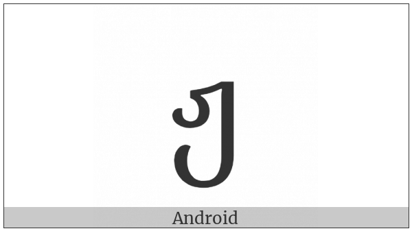 Georgian Letter Zhar on various operating systems