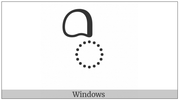 Javanese Vowel Sign Wulu on various operating systems
