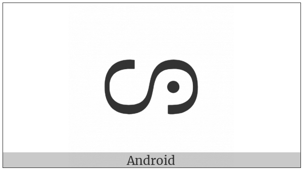 Myanmar Letter Tai Laing Gha on various operating systems